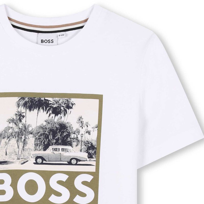 BOSS Slim Fit T-Shirt 4Y - 10Y image number 2